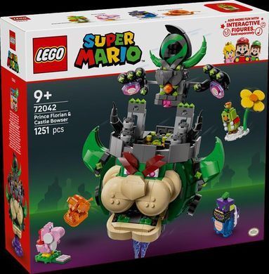 Конструктор LEGO Super Mario Prince Florian і Castle Bowser 1251 деталь (72042)
