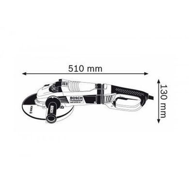Кутова шліфмашина Bosch GWS 26-230 LVI(0601895F04) 0601895F04 фото