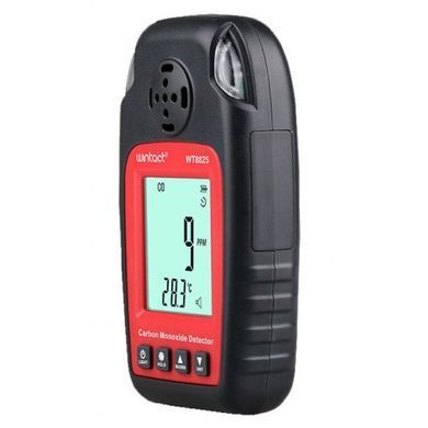 Газоаналізатор СО + термометр (0-1000 ppm, 0-50&deg;C) WINTACT WT8825