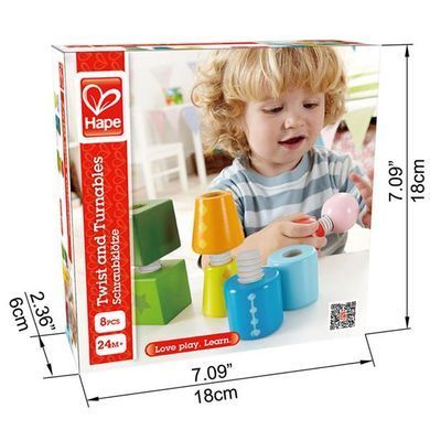 Набор деревянных блоков Hape Закрути (E0416) dt_12124 фото