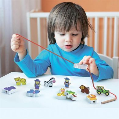 Дерев'яна шнурівка Viga Toys Зоопарк (59549) dt_79206 фото
