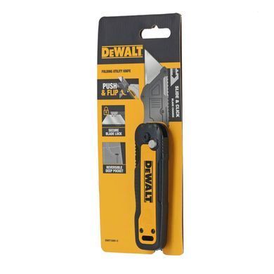 Ніж складаний з фіксованим лезом для оздоблювальних робіт DeWALT DWHT10991-0 DWHT10991-0 фото