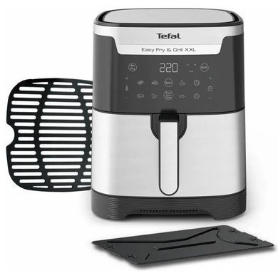 Tefal Мультипечь EasyFry&Grill XXL, 1830Вт, чаша-6.5л, сенсорное управл., 8 программ, пластик, черно-серый (372743) EY801D15 фото