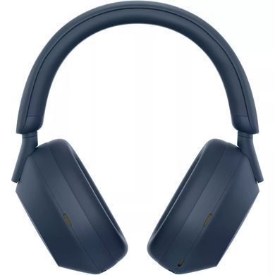 Наушники Over-ear Sony WH-1000XM5 BT 5.2, ANC, Hi-Res, AAC, LDAC, Wireless, Mic, Синий WH1000XM5L.CE7 фото