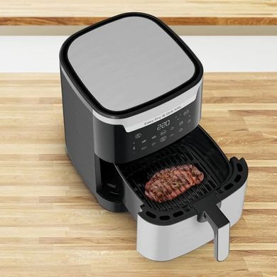 Tefal Мультипечь EasyFry&Grill XXL, 1830Вт, чаша-6.5л, сенсорное управл., 8 программ, пластик, черно-серый (372743) EY801D15 фото