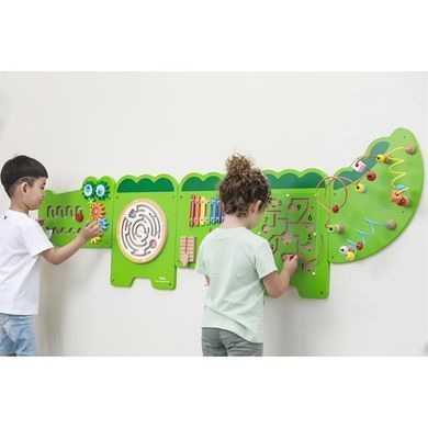 Бізіборд Viga Toys Крокодил, 5 секцій (50346FSC) dt_11841 фото