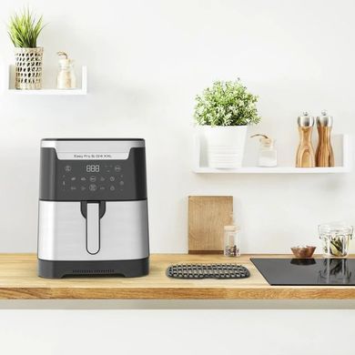 Tefal Мультипечь EasyFry&Grill XXL, 1830Вт, чаша-6.5л, сенсорное управл., 8 программ, пластик, черно-серый (372743) EY801D15 фото