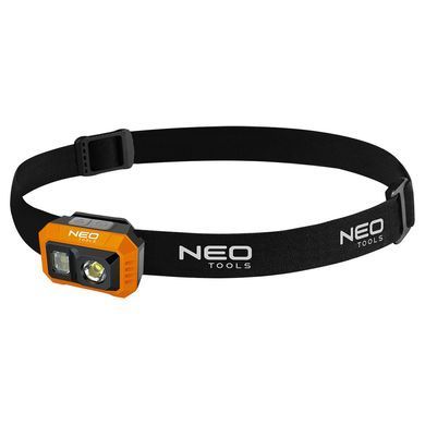 LED налобний ліхтар Neo Tools 99-115 500 лм з сенсором і червоним світлом 99-115 фото