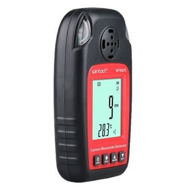 Газоаналізатор СО + термометр (0-1000 ppm, 0-50&deg;C) WINTACT WT8825