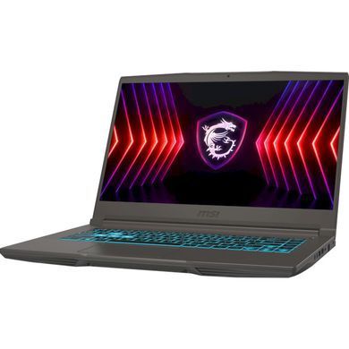 MSI Ноутбук Thin 15.6 FHD, Intel i5-12450H, 16GB, F512GB, NVD4050-6, DOS, чорний (375869) THIN_15_B12VE-1834XUA фото