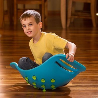 Качалка-балансир Fat Brain Toys Teeter Popper із присосками синій (F0951ML) dt_13615 фото