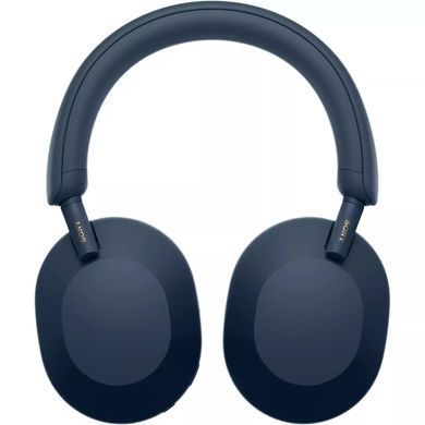 Наушники Over-ear Sony WH-1000XM5 BT 5.2, ANC, Hi-Res, AAC, LDAC, Wireless, Mic, Синий WH1000XM5L.CE7 фото