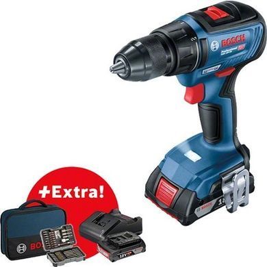 Шуруповерт аккумуляторный Bosch GSR 18V-50 + набор принадлежностей Bosch(06019H5004) 06019H5004 фото