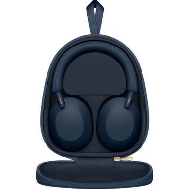 Наушники Over-ear Sony WH-1000XM5 BT 5.2, ANC, Hi-Res, AAC, LDAC, Wireless, Mic, Синий WH1000XM5L.CE7 фото