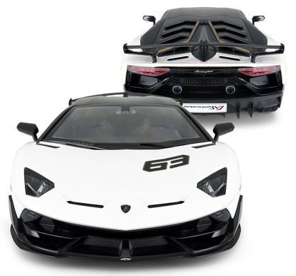 Машинка Rastar Lamborghini Aventador SVJ (96070) на радіокеруванні. 1:14. Білий