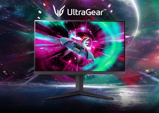 LG Монітор 27" 27GR93U-B 2xHDMI, DP, USB, Audio, IPS, 3840x2160, 144Hz, 1ms, DCI-P3 95%, G-SYNC, FreeSync, Pivot, HDR400 (384195) 27GR93U-B.ADRZ фото