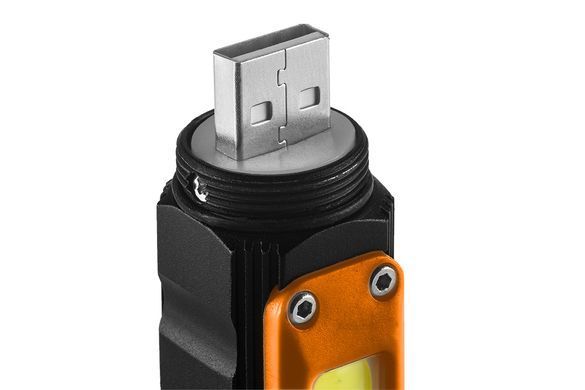 Ліхтар акумуляторний NEO Tools 99-034, CREE XPE + COB LED, 300 лм, USB, магніт, 5 режимів 99-034 фото