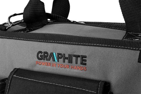 Сумка для инструментов Graphite 58G092 Energy+, 18,5 л, много карманов.