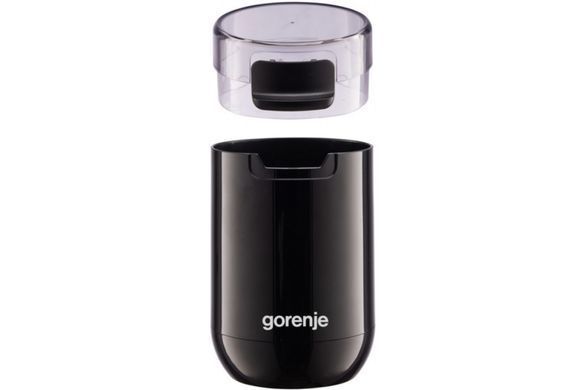 Кофемолка роторная Gorenje 150Вт, объем зерен-45г, пластик/металл, черный (378530) SMK150SB фото
