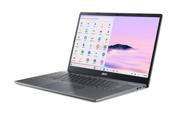 Acer Ноутбук Chromebook Plus CB515-2H 15" FHD IPS, Intel i5-1235U, 16GB, F512GB, UMA, ChromeOS, сірий (382255) NX.KNUEU.004 фото