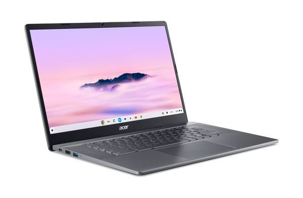 Acer Ноутбук Chromebook Plus CB515-2H 15" FHD IPS, Intel i5-1235U, 16GB, F512GB, UMA, ChromeOS, сірий (382255) NX.KNUEU.004 фото