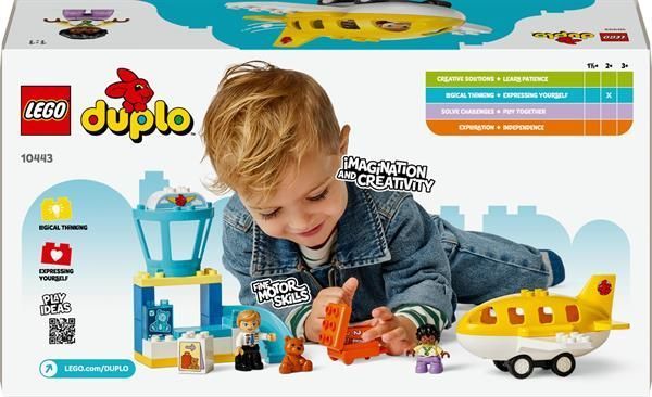 Конструктор LEGO DUPLO Town Уперше в аеропорту 23 деталі (10443)