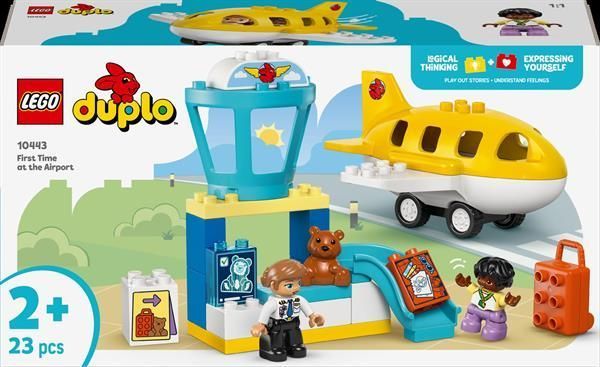 Конструктор LEGO DUPLO Town Уперше в аеропорту 23 деталі (10443)