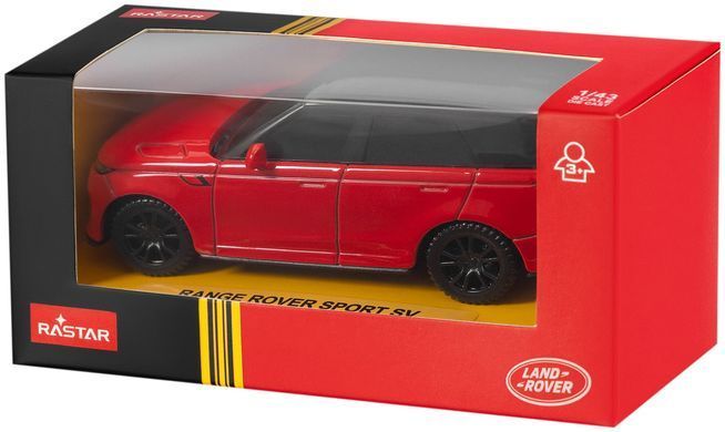 Машинка Rastar Range Rover Sport SV 1:43 Красный ibs_4540131 фото