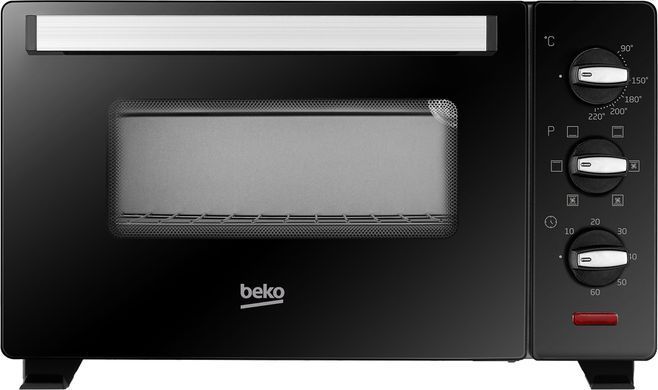 Піч електрична Beko 19л, 1400Вт, механіч., конвекція, чорна (383375) BMOF19B фото