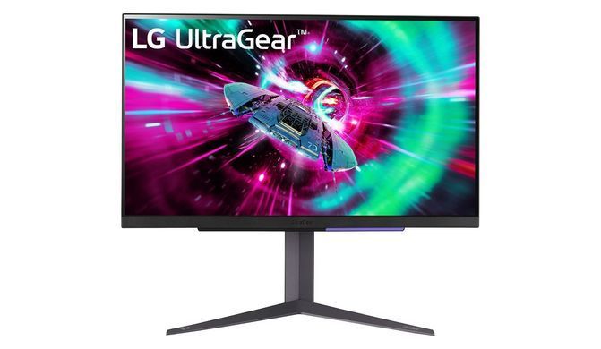 LG Монітор 27" 27GR93U-B 2xHDMI, DP, USB, Audio, IPS, 3840x2160, 144Hz, 1ms, DCI-P3 95%, G-SYNC, FreeSync, Pivot, HDR400 (384195) 27GR93U-B.ADRZ фото