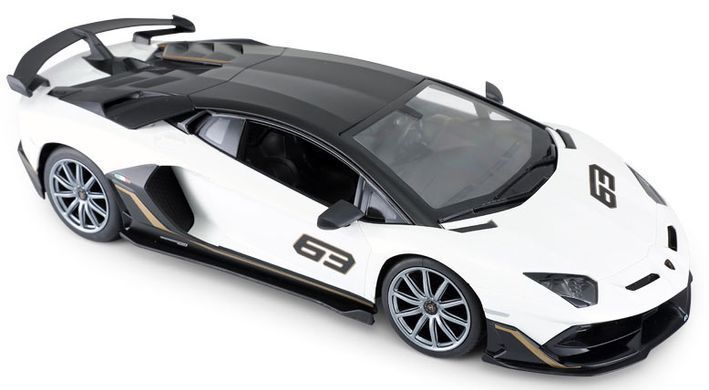 Машинка Rastar Lamborghini Aventador SVJ (96070) на радіокеруванні. 1:14. Білий