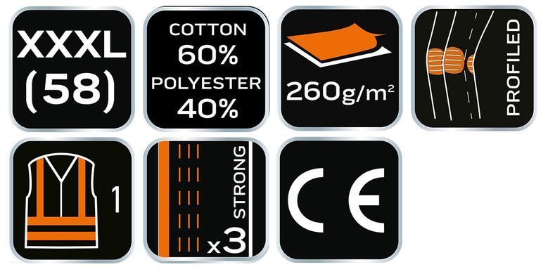 Робочі штани Neo Tools 81-792 Hi Visibility XXXL