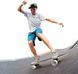 Скейтборд Yvolution Fishtail Cruiser 76см, синий