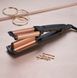 BaByliss Плойка, гофре , 85Вт, темп.режимів-3, 160-210С, природні хвилі, кераміка, турмалін , чорний (361708) W2447E