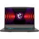 MSI Ноутбук Thin 15.6 FHD, Intel i5-12450H, 16GB, F512GB, NVD4050-6, DOS, чорний (375869) THIN_15_B12VE-1834XUA