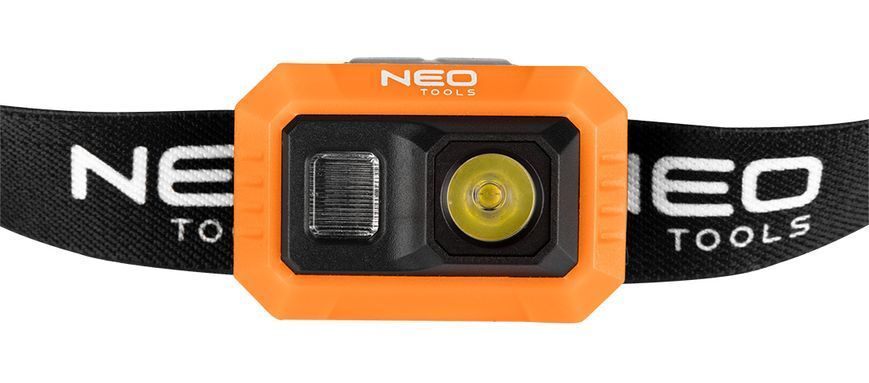 LED налобний ліхтар Neo Tools 99-115 500 лм з сенсором і червоним світлом 99-115 фото