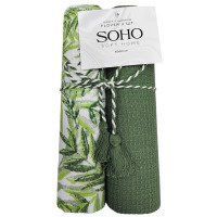 Кухонний текстиль SOHO Наб. руш. 40*60см бавовна 100% Flover стрічка 2 шт.
