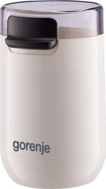 Gorenje Кавомолка роторна 150Вт, об'єм зерен-45г, 3 ступеня помолу, пластик/метал, білий (383790) SMK150SW фото