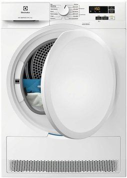 Electrolux Сушильная машина тепловой насос, 7кг, A++, 64см, дисплей, белый EW6D171YU фото