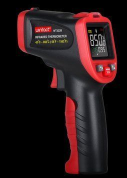 ИК пирометр (цв. дисплей, термопара) -50-850&deg;C WINTACT WT323B