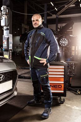 Рабочая куртка NEO TOOLS 81-219 Motosynteza, 100 % хлопок Ripstop, усиления Oxford, CE XL