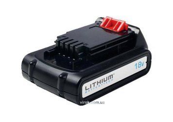 Аккумулятор B+D : Li-Ion 18 В, 2 Агод