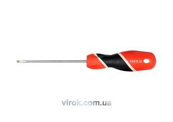 Отвертка плоская YATO: шлиц SL3 х 150 мм