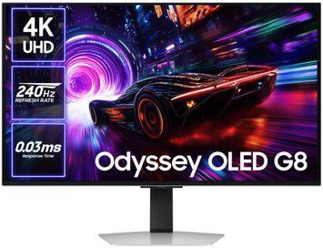 Монітор Samsung 32" Odyssey G81SF HDMI, DP, USB-C, Bluetooth, VA, 3840x2160, 240Hz, 0,03ms (393786) LS32FG812SIXCI фото