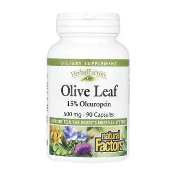 Olive Leaf 500mg - 90 caps Natural Factors