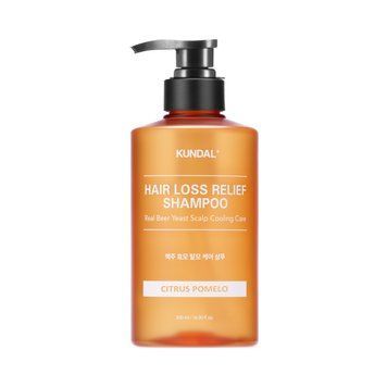 Шампунь пивний для тонкого волосся Kundal Beer Yeast Hair Loss Relief Shampoo Citrus Pomelo 500ml, 500ml