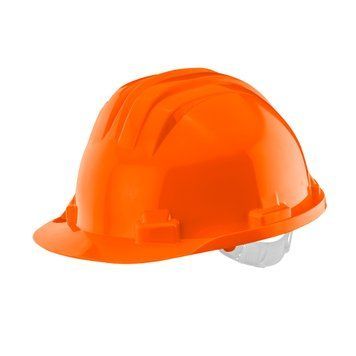 Каска защитная NEO TOOLS 97-205, оранжевая, HDPE, класс 0, защита от электричества, CE сертификат Оранжевый
