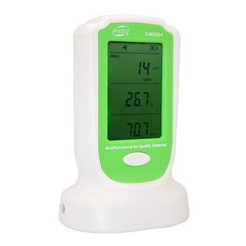 Аналізатор повітря (PM2,5;PM10,HCHO, 0-50 &deg;C) BENETECH GM8804