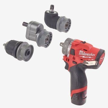 Дрель-шуруповерт с ударом аккумуляторная MILWAUKEE, M12 FUEL FPDXKIT-202X 4933464138 фото