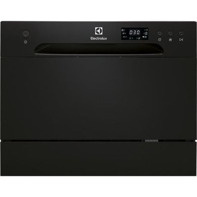 Посудомийна машина Electrolux настільна, 6компл., A+, 55см, дисплей, чорний ESF2400OK фото